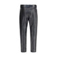 Hammered leather belted Pants