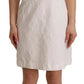 White Floral Sleeveless Sheath Mini Dress