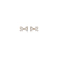 GOLD CRYSTAL BOW EARRINGS