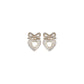 Heart shaped bow Earrings