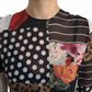 Multicolor Patchwork Floral Leopard Dress