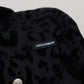Cotton Black Leopard Long Sleeve Denim Jacket