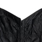 Black Nylon Bodycon Corset Bustier Mini Dress