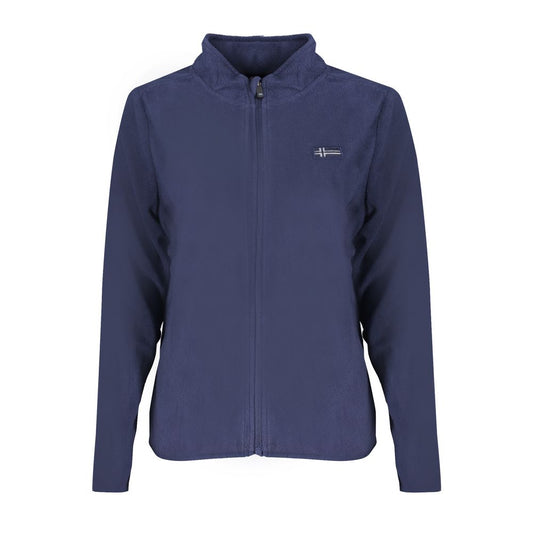Blue Polyester Sweater