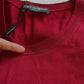 Red Logo Tape Cotton Crew Neck T-shirt