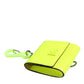 Yellow Green Bifold DG Logo Neck Strap Cardholder Wallet