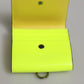 Yellow Green Bifold DG Logo Neck Strap Cardholder Wallet