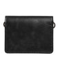 Black Leather Bifold Card Holder Mens Coin Purse Key Clip Wallet
