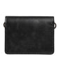Black Leather Bifold Card Holder Mens Coin Purse Key Clip Wallet