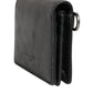 Black Leather Bifold Card Holder Mens Coin Purse Key Clip Wallet
