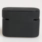 Black White Rubber Embossed Logo Accessory Airpods Case