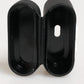 Black White Rubber Embossed Logo Accessory Airpods Case