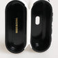 White Black Rubber Logo Embossed Accessory Airpods Case