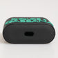 Black Mint Rubber Logo Embossed Accessory  Airpods Case