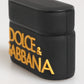 Black Yellow Rubber Logo Embossed Accessory Airpods Case