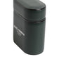 Army Green Calfskin Leather Logo Flip Holder Airpods Case