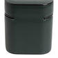 Army Green Calfskin Leather Logo Flip Holder Airpods Case