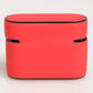 Red PVC DG Logo Embossed Men Flip Holder  Airpods Case