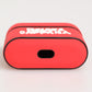 Red PVC DG Logo Embossed Men Flip Holder  Airpods Case