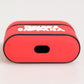 Red PVC DG Logo Embossed Men Flip Holder  Airpods Case