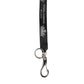 Black Silver Nylon DG Crown Men's Holder Keychain Keyring