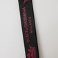 Black Burgundy Nylon DG Logo Crown Holder Keychain Keyring
