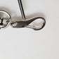 Black Burgundy Nylon DG Logo Crown Holder Keychain Keyring