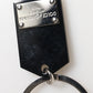 Black Sint Glass Plaque DG Logo Metal PlateKeychain Keyring