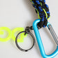 Multicolor Polyester Tape String DG Logo Keychain Keyring