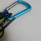 Multicolor Polyester Tape String DG Logo Keychain Keyring