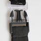Black Polyester Stretch Rubberised DG Logo Men Keychain