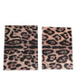 Multicolor Leopard Print Envelope Paper Post Card Holder