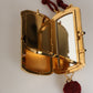 White Resin Gold Metal Crossbody Mini Purse Tassel Bag