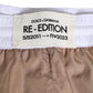 Brown White Polyester Re-Edition Shorts Swimwear