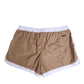 Brown White Polyester Re-Edition Shorts Swimwear