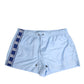 Light Blue Nylon DG Logo Tape Men Shorts Swimwear