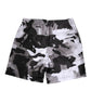 Black White Camouflage DG Logo Men Swimwear
