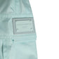 Aqua Blue Polyester Beachwear Men Shorts Swimwear