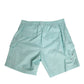 Aqua Blue Polyester Beachwear Men Shorts Swimwear