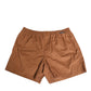 Brown Cotton Boxer Waistband Short Swimwear