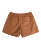 Brown Cotton Boxer Waistband Short Swimwear
