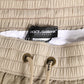 Beige Nylon Beachwear Men Boxer Short Swimwear