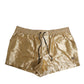 Gold Metallic Beachwear Men Boxer Short Swimwear