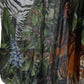 Multicolor Silk Jungle Print Women Maxi Dress