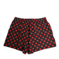Black Silk Polka Dot Boxer Shorts Men Underwear