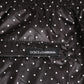 Black Polka Dot Polyester Men Shorts Swimwear