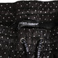 Black Polka Dot Polyester Men Shorts Swimwear