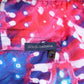 Multicolor Neon Print Polyester Shorts Swimwear