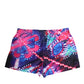 Multicolor Neon Print Polyester Shorts Swimwear