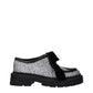 Gray Plastic Slip-On Loafers